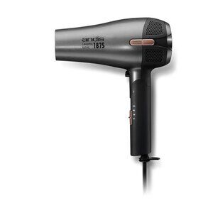Andis 80280 Fold-n-go 1875 Watt Ceramic Ionic Dryer, Retractable Cord,